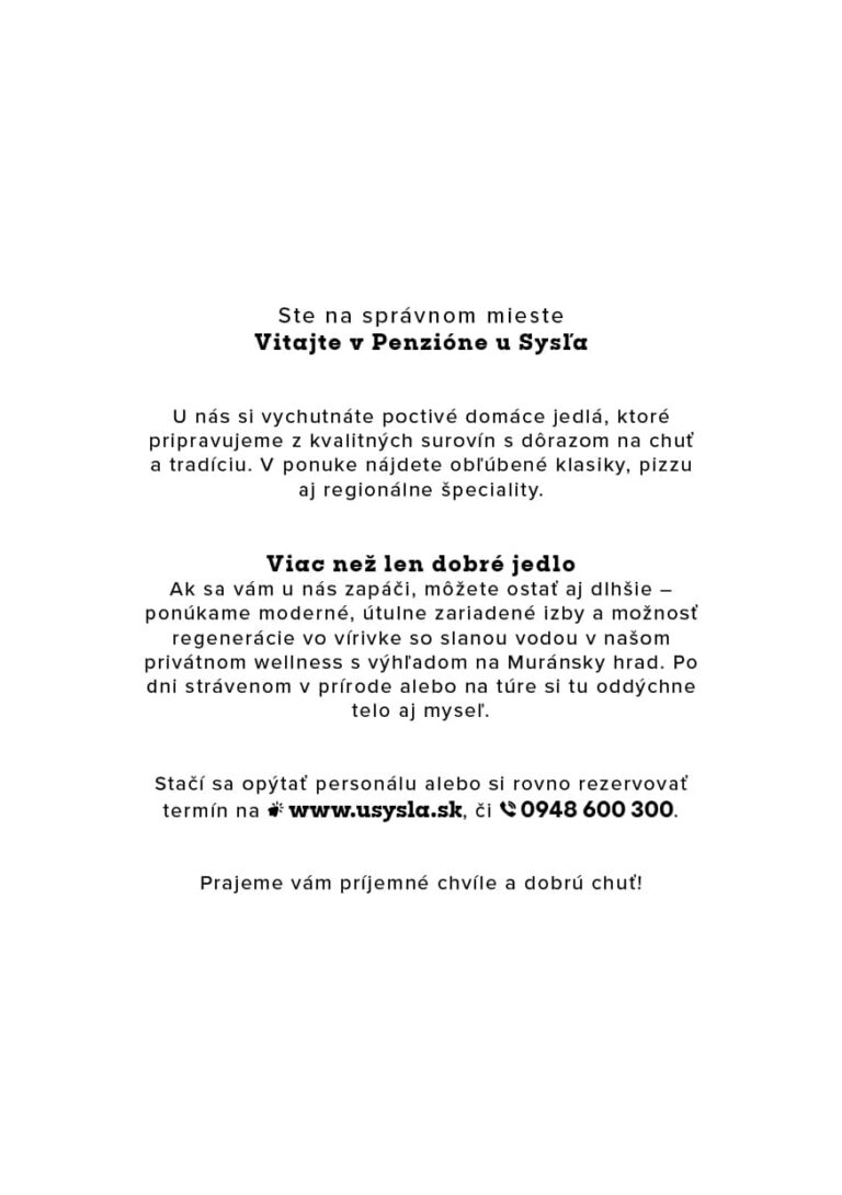Menu - page 2